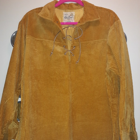 🌺CORDUROY MUSTARD Top - Picture 1 of 3